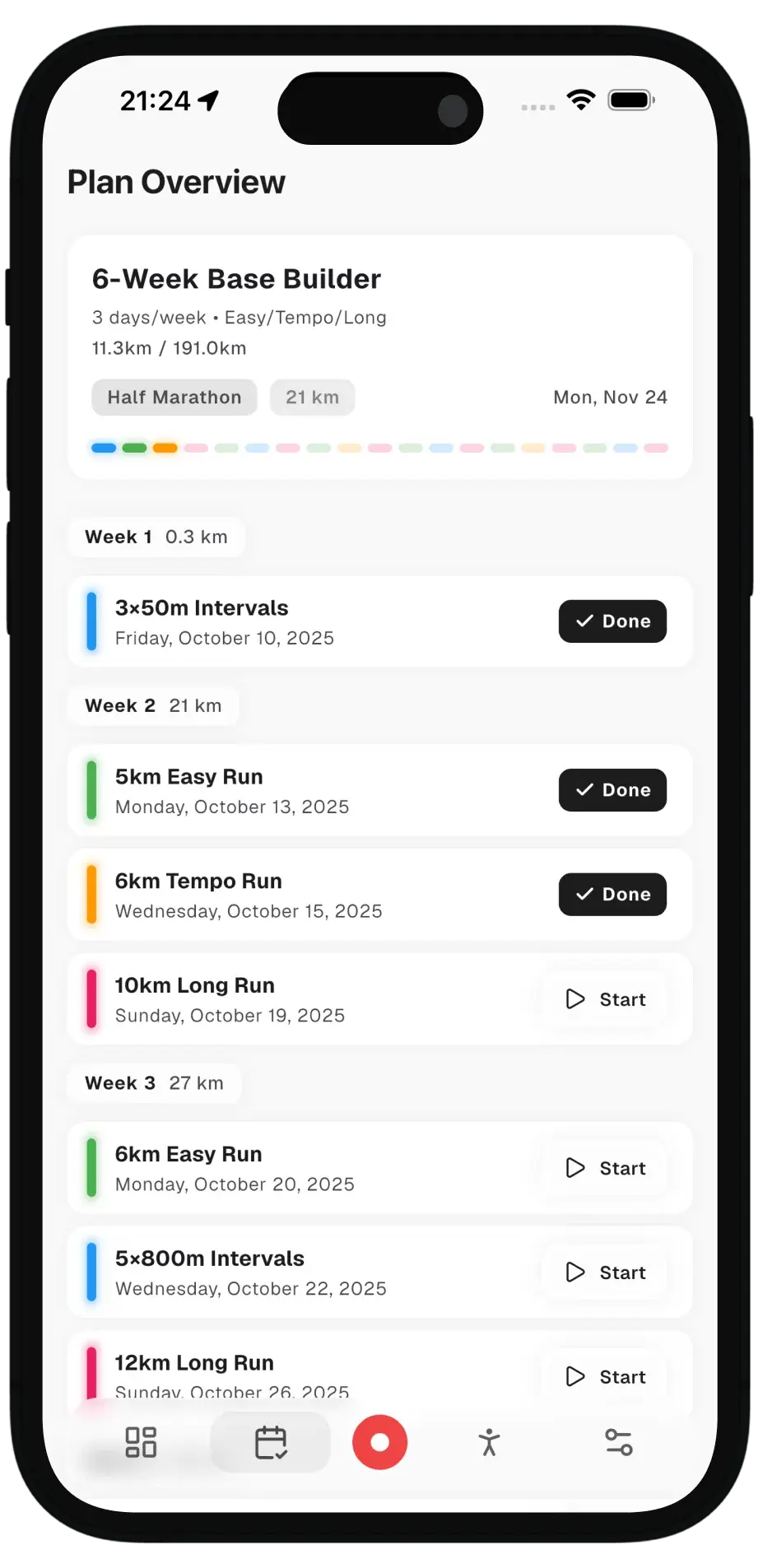 Plan your perfect run